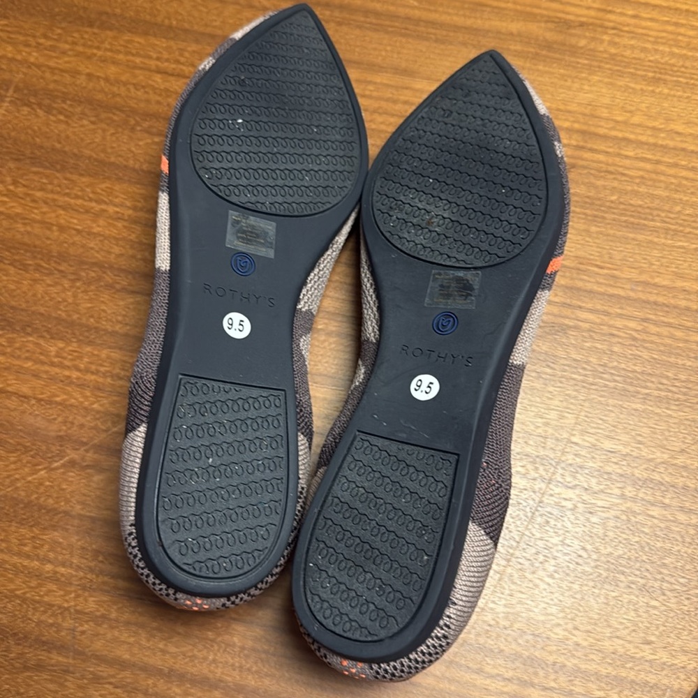 Rothy's Camouflage Flats in Taupe/Gray and Orange size 9.5 - Picture 7 of 7